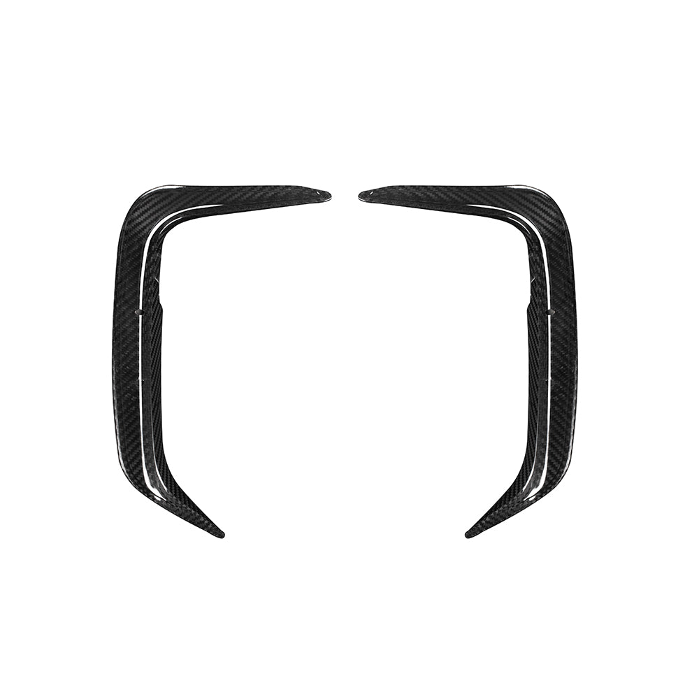 SOOQOO SQ Style Carbon Fiber Rear Vent Trim for BMW iX3 G08 BEV (2020+)