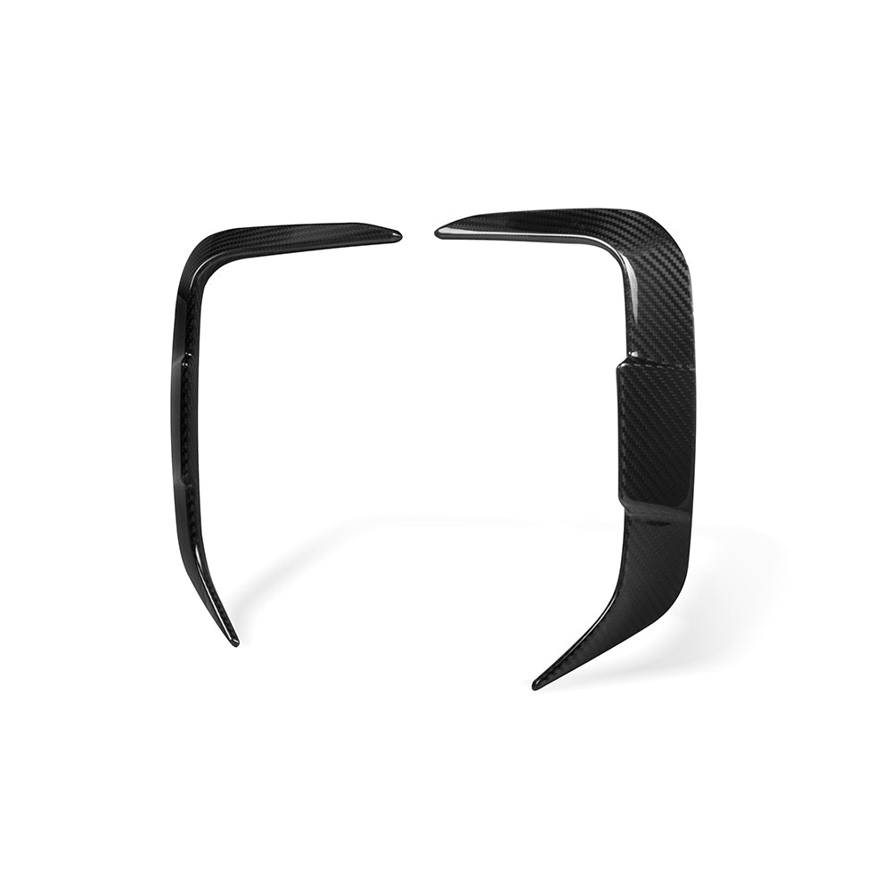 SOOQOO SQ Style Carbon Fiber Rear Vent Trim for BMW iX3 G08 BEV (2020+)