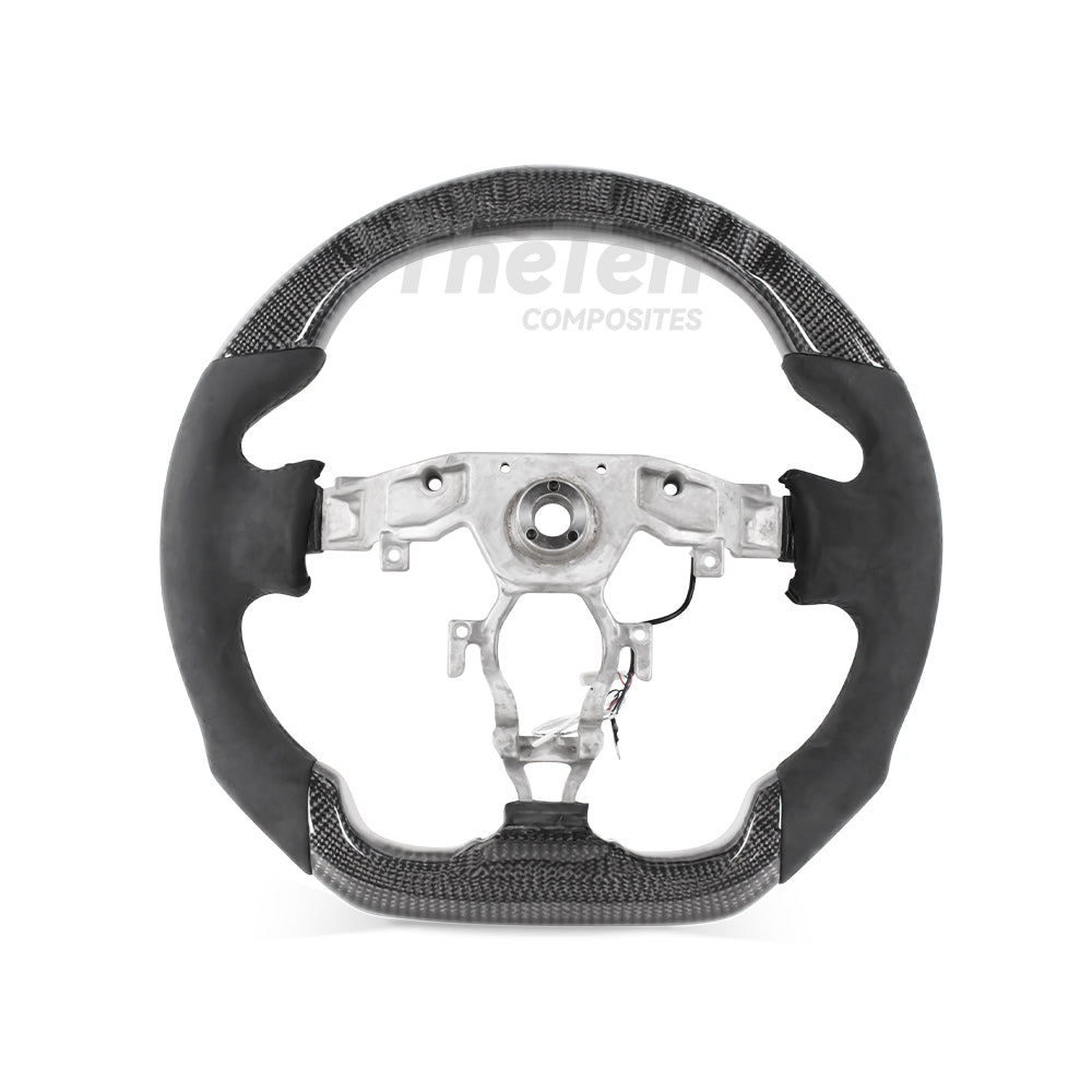 D-CARBON NISSAN 370Z LED ALCANTARA CARBON FIBER STEERING WHEEL