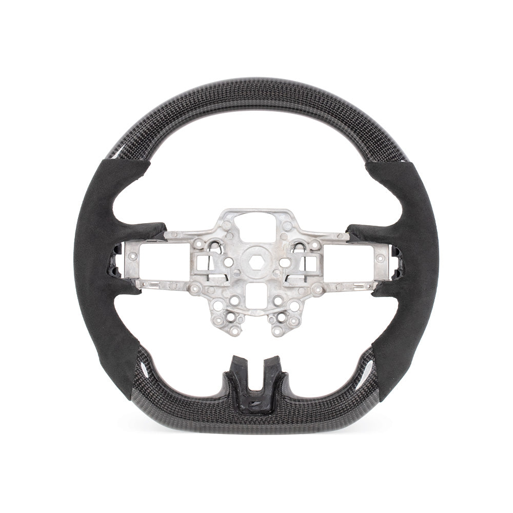 D-CARBON 2018 FORD MUSTANG IN GLOSS STEERING WHEEL & ALCANTARA GRIP