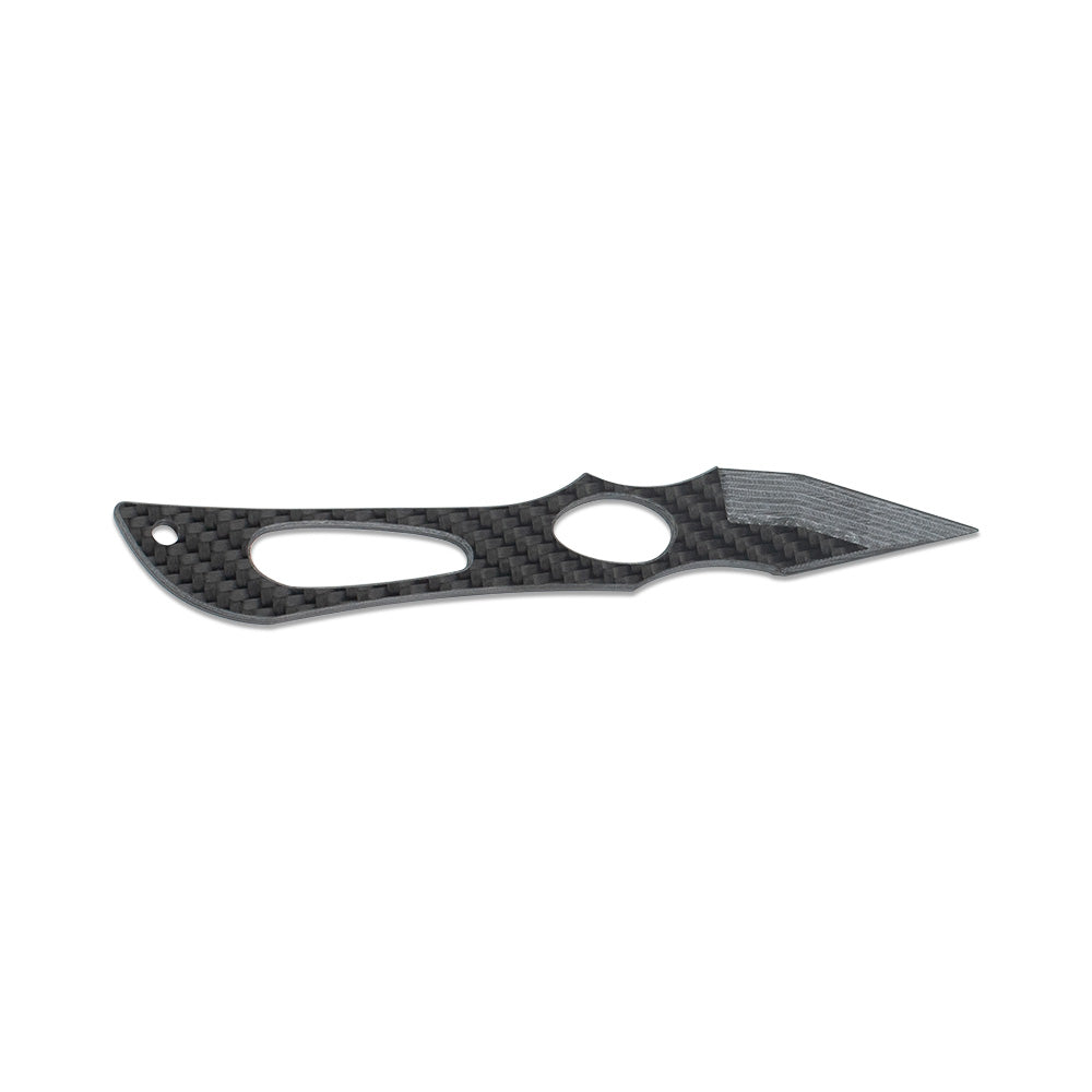 THETEN 6.81"Pure Carbon Fiber EDC Fixed Blade Knife