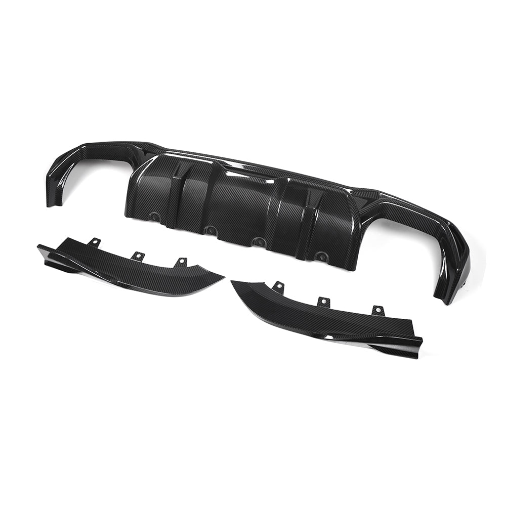 SOOQOO BMW 4 Series G22 SQ Style Carbon Fiber Diffuser