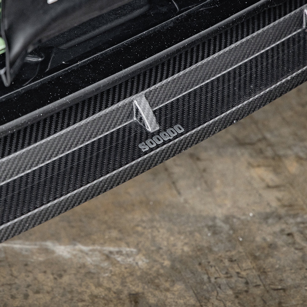 SOOQOO BMW iX3 G08 BEV SQ Style Carbon Fiber Front Lip