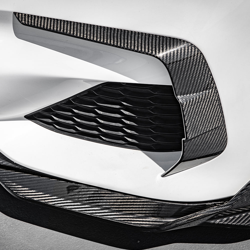 SOOQOO BMW 8 Series G14 G15 G16 SQ Carbon Fiber Front Vent Trim