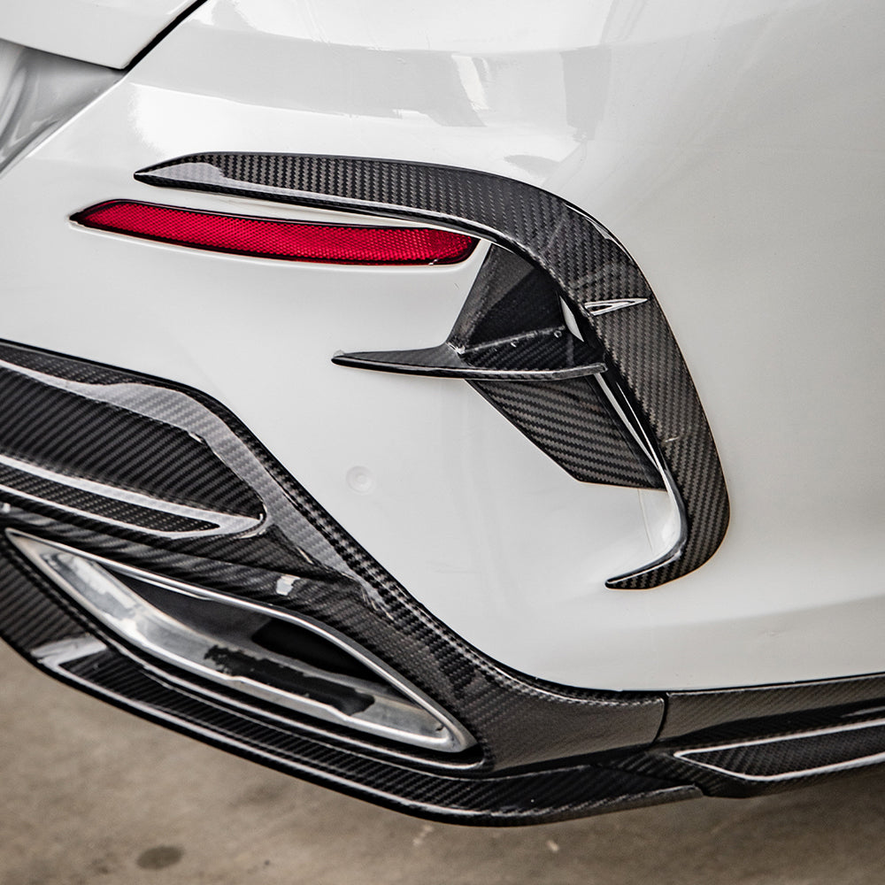 SOOQOO BMW 8 Series G14 G15 G16 SQ-B Style Carbon Fiber Rear Vent Trim