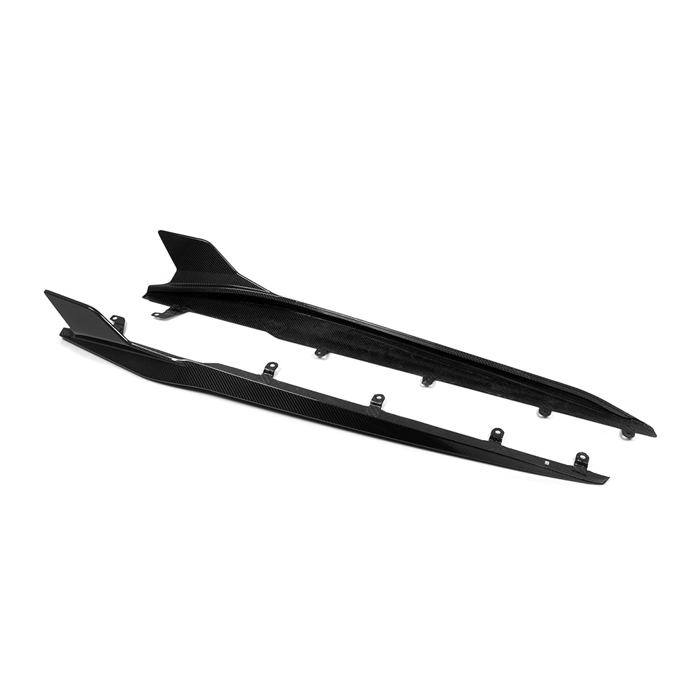 SOOQOO BMW 8 Series G14 G15 SQ Style Carbon Fiber Side Skirt