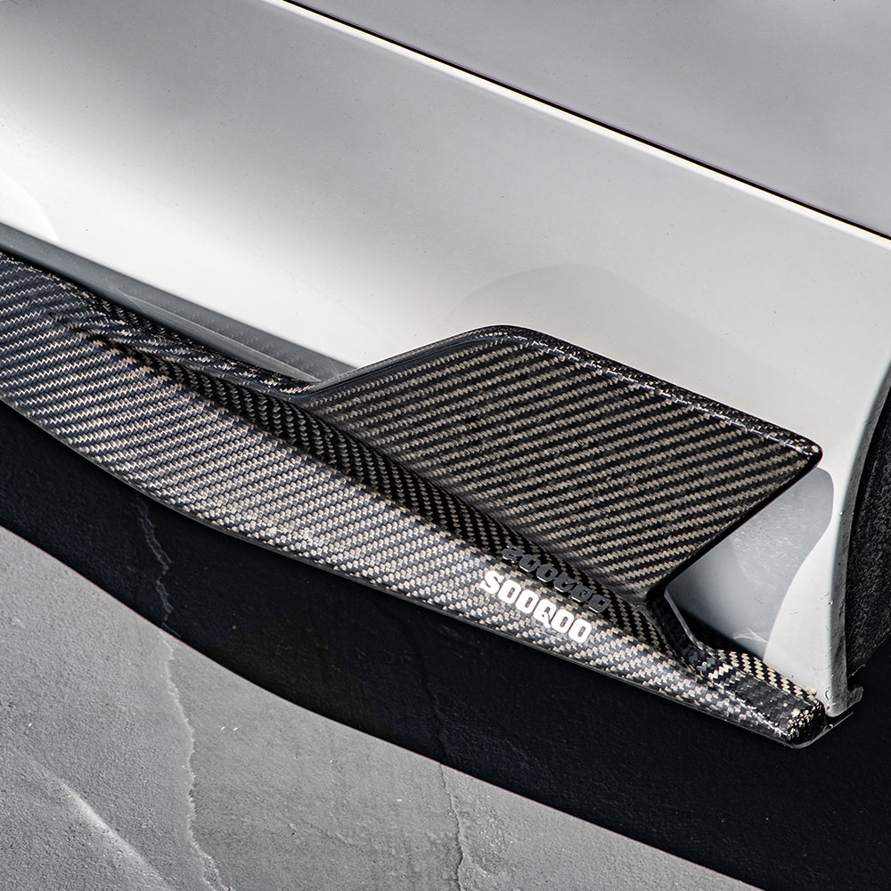 SOOQOO BMW 8 Series G14 G15 SQ Style Carbon Fiber Side Skirt
