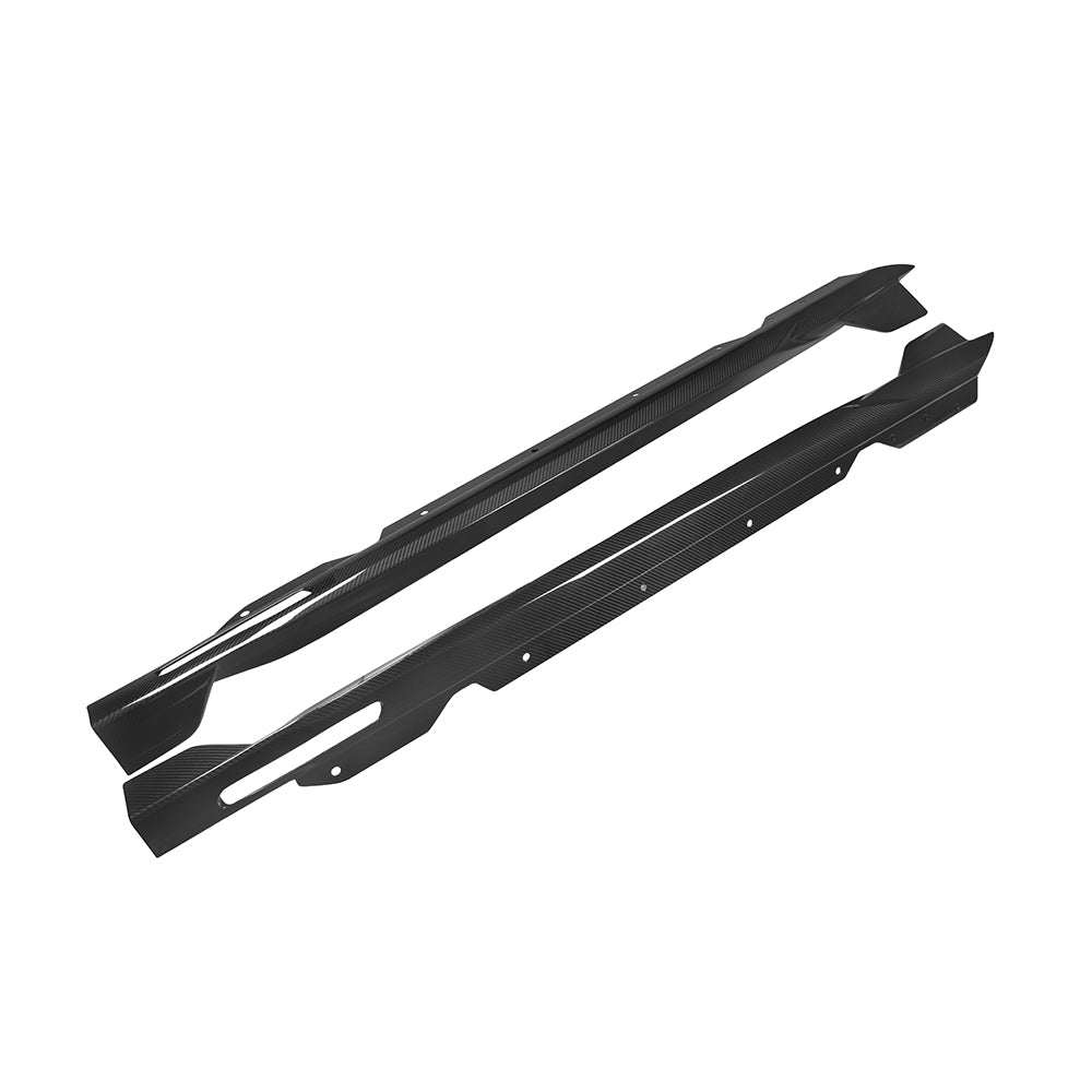 SOOQOO BMW 4 Series G22 SQ Style Carbon Fiber Side Skirt