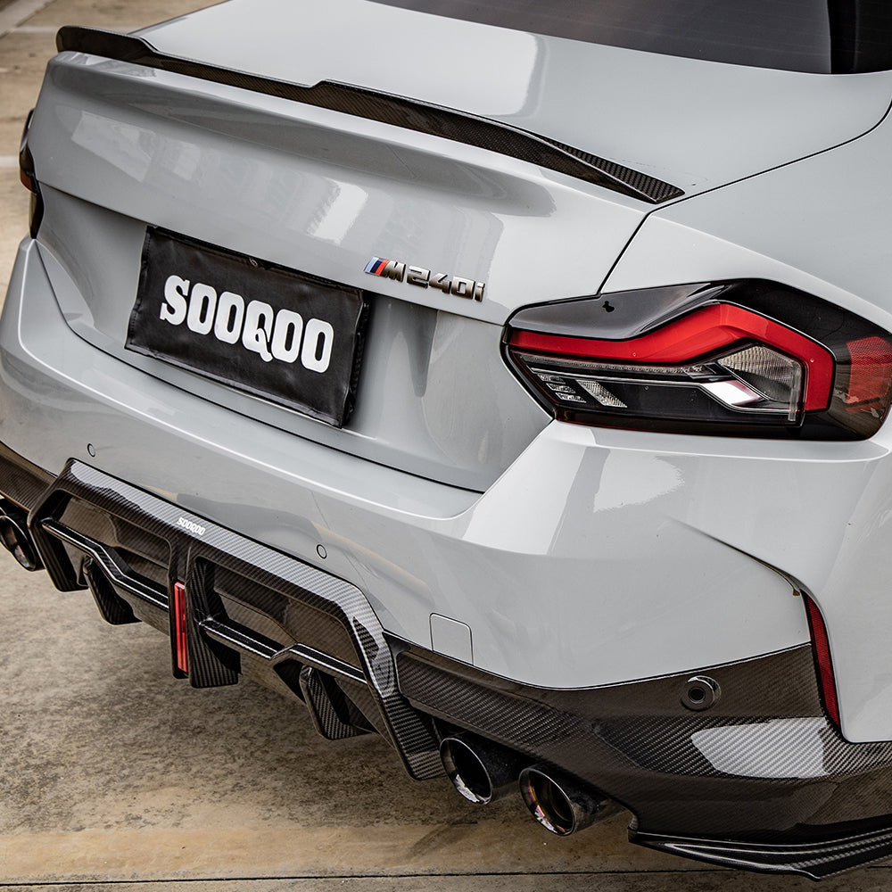 SOOQOO BMW2 Series G42 SQ Style Carbon Fiber Spoiler