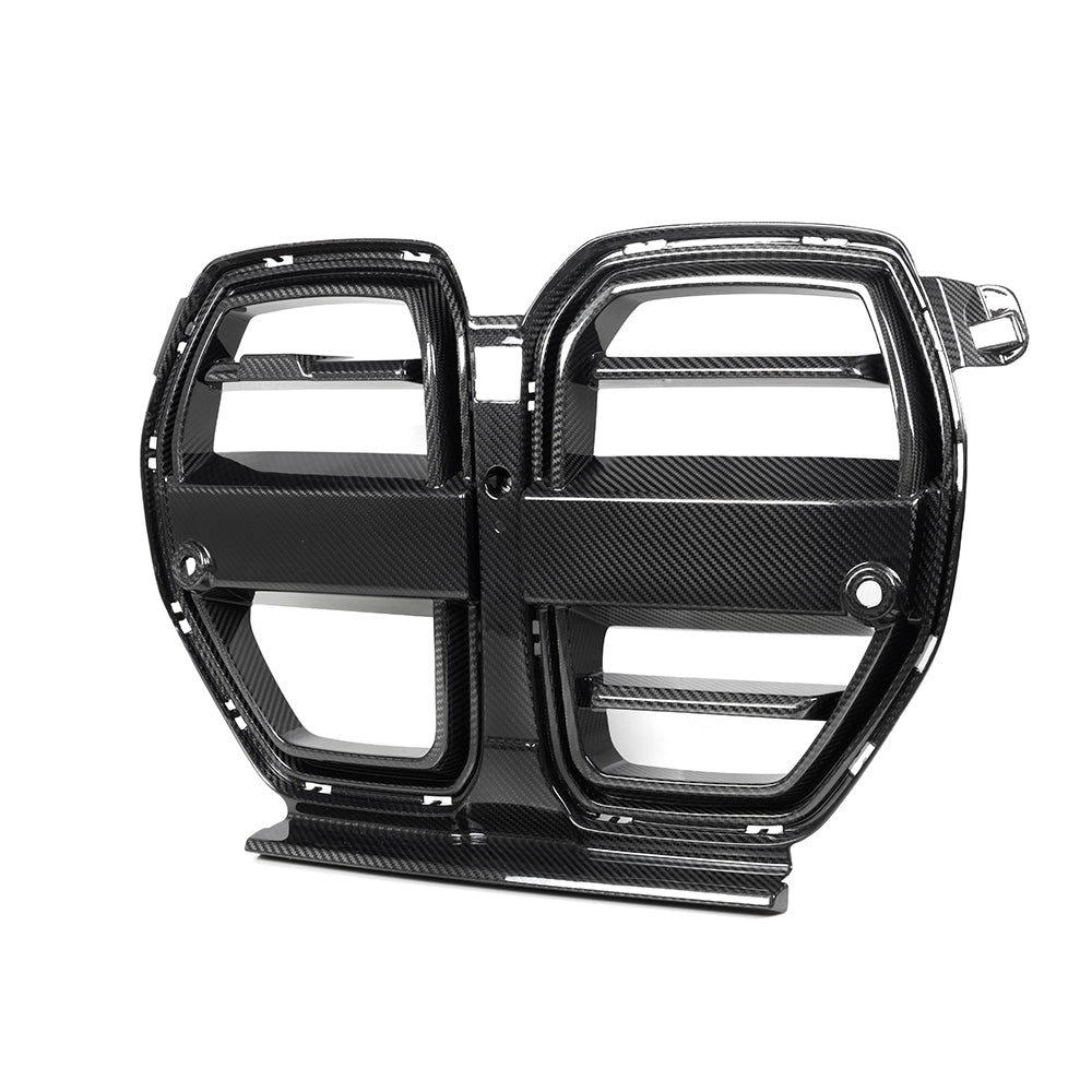 SOOQOO BMW M3 G80 M4 G82 Gril SQ-V Style Carbon Fiber Grill With ACC Sensor