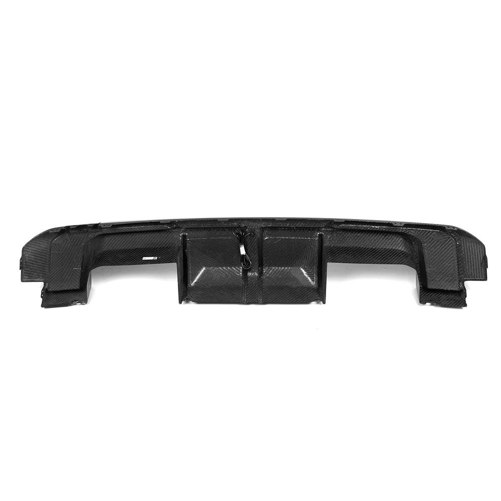 SOOQOO BMW M3 G80 M4 G82 SQ Style Carbon Fiber Diffuser With Brake Light