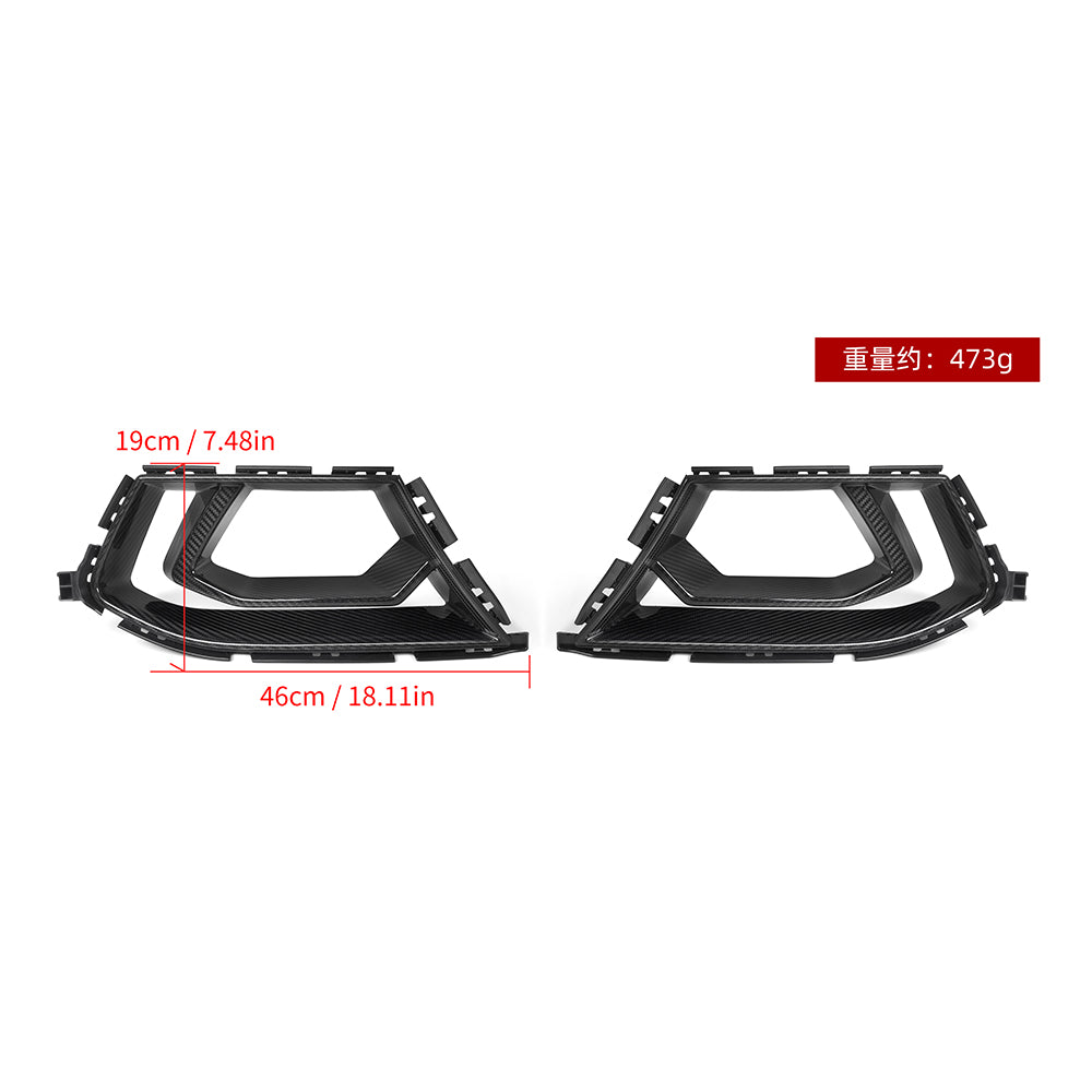 SOOQOO BMW G80 M4 G82 SQ Style Carbon Fiber Front Duct