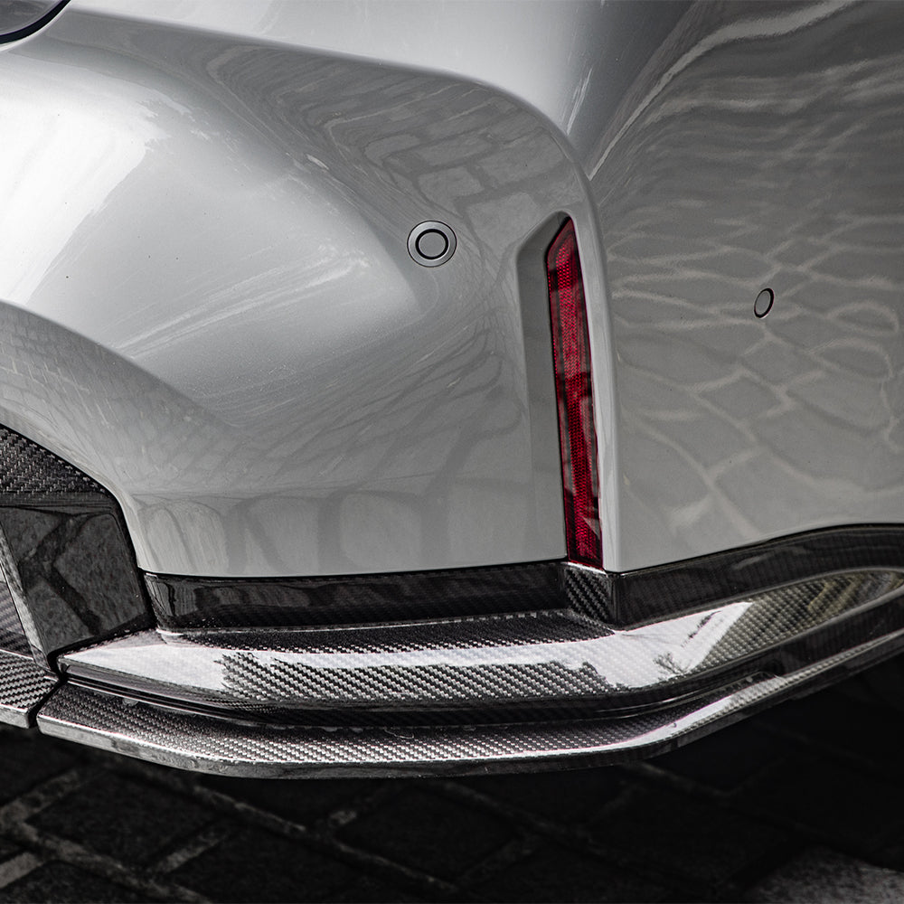 SOOQOO BMW M3 G80 SQ Style Carbon Fiber Rear Splitter