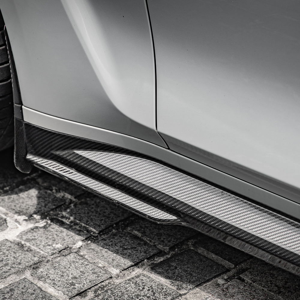 SOOQOO BMW M3 G80 SQ Style Carbon Fiber Side Skirt