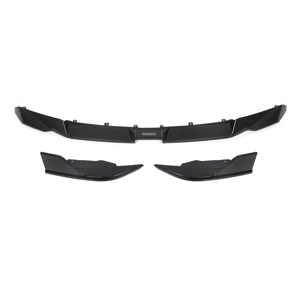 SOOQOO BMW M8 F91 F92 F93 SQ Style Carbon Fiber Front Lip