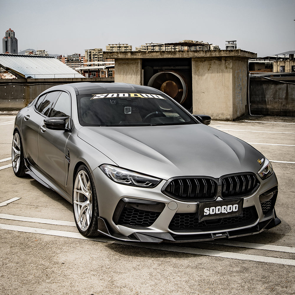 SOOQOO BMW M8 F91 F92 F93 SQ Style Carbon Fiber Front Lip