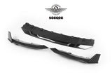 SOOQOO BMW G42 Dry Carbon Fiber Front Bumper Lip For 2022+ 2 Series