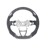 D-CARBON HONDA 10TH GEN ACCORD CARBON FIBER ALCANTARA CUSTOM STEERING WHEEL