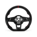 Volkswagen GTI 2013-2021 steering wheel, Style 02 · HYDRO-DIP · Perforated Leather · With Paddle Opening