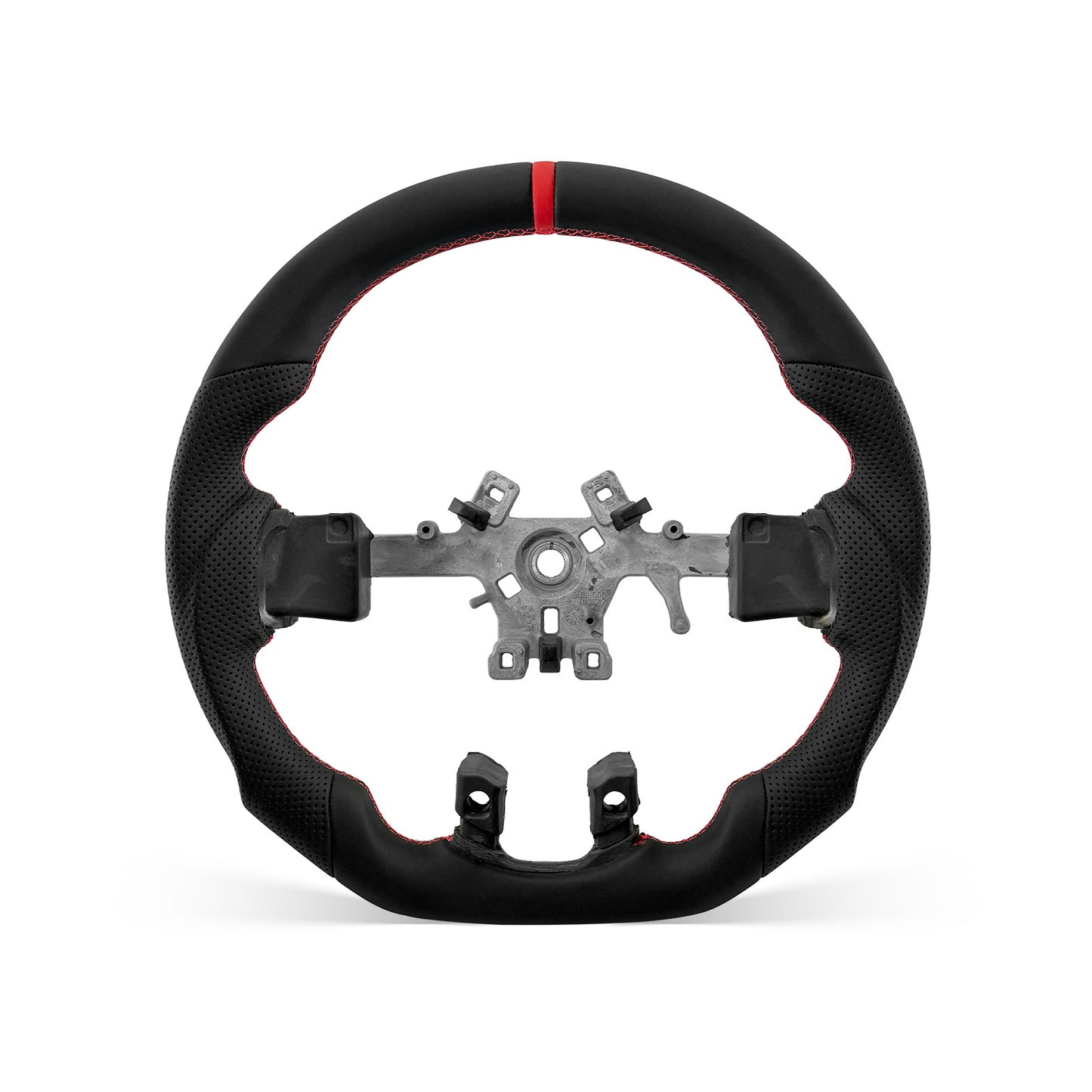 RAM 2009-2018 steering wheel, Style 02 · Full Leather · Perforated Leather · Universal Paddle Compatibility