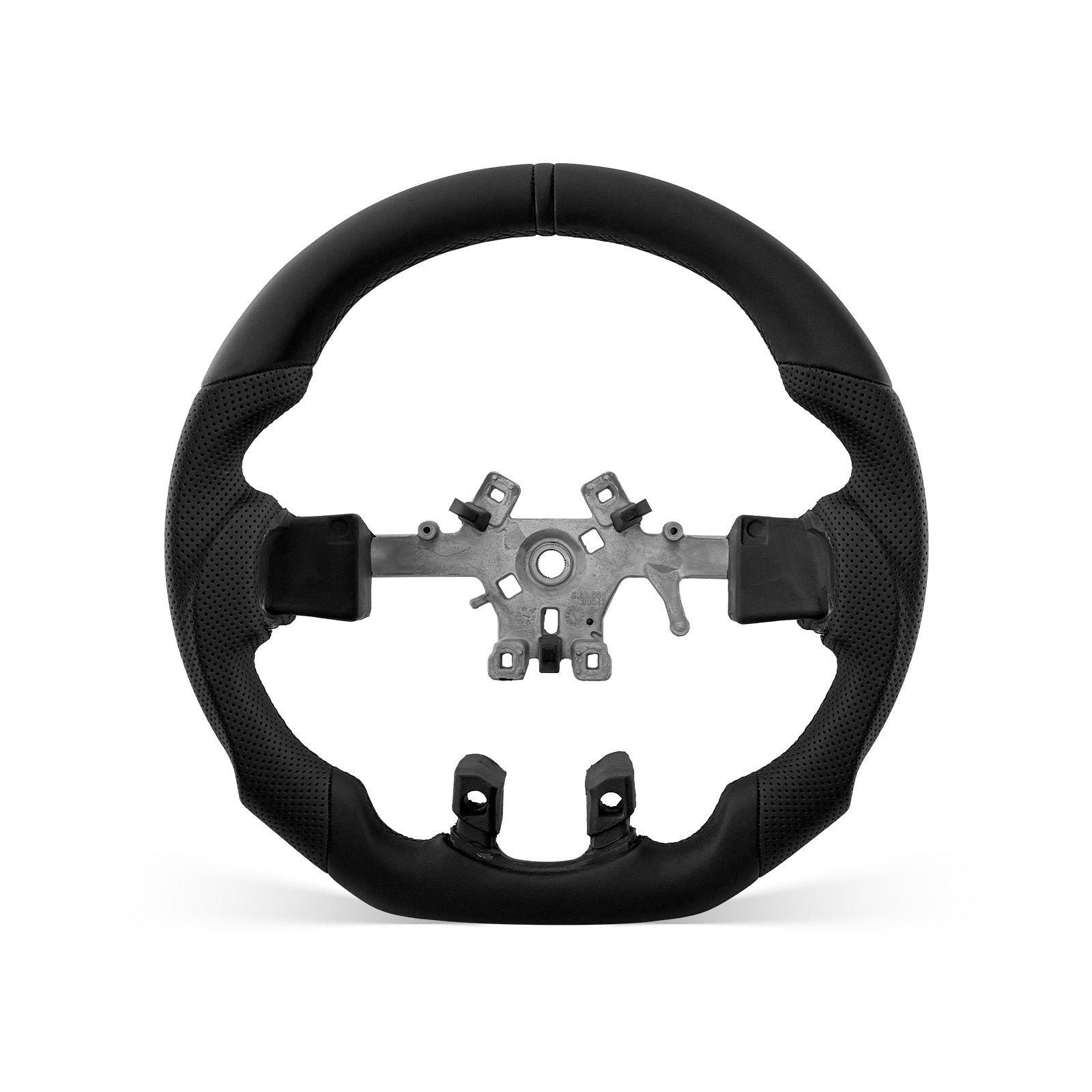 RAM 2009-2018 steering wheel, Style 03 · Full Leather · Perforated Leather · Universal Paddle Compatibility