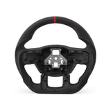 Ford F-150 2015-2020 steering wheel, Style 04 · Full Leather · Perforated Leather · Without Paddle Opening