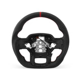 Ford F-150 2015-2020 steering wheel, Style 06 · Full Leather · Perforated Leather · Heated · With Paddle Opening