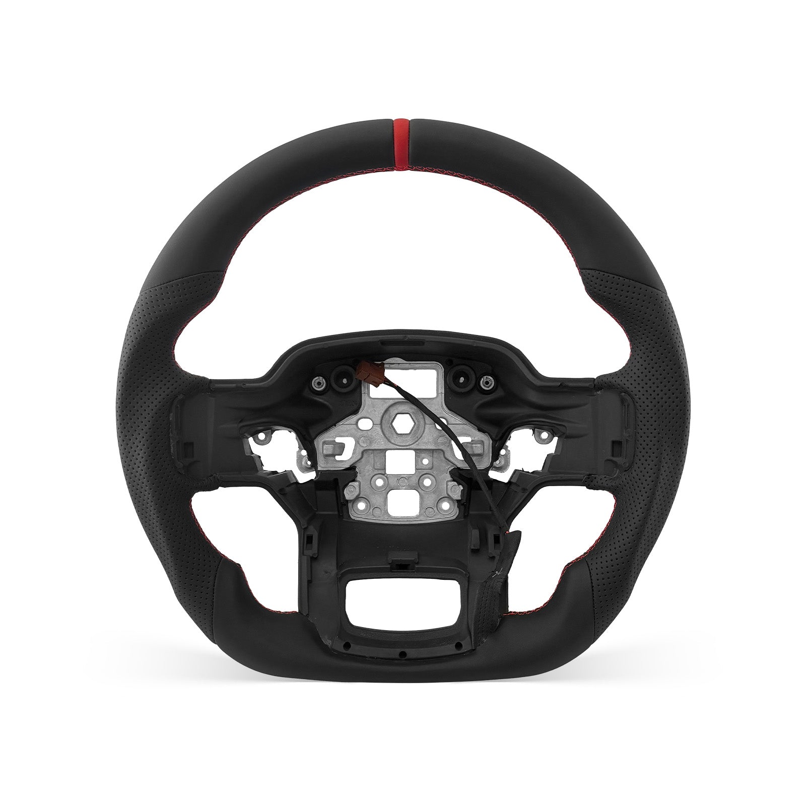 Ford F-150 2015-2020 steering wheel, Style 06 · Full Leather · Perforated Leather · Heated · With Paddle Opening