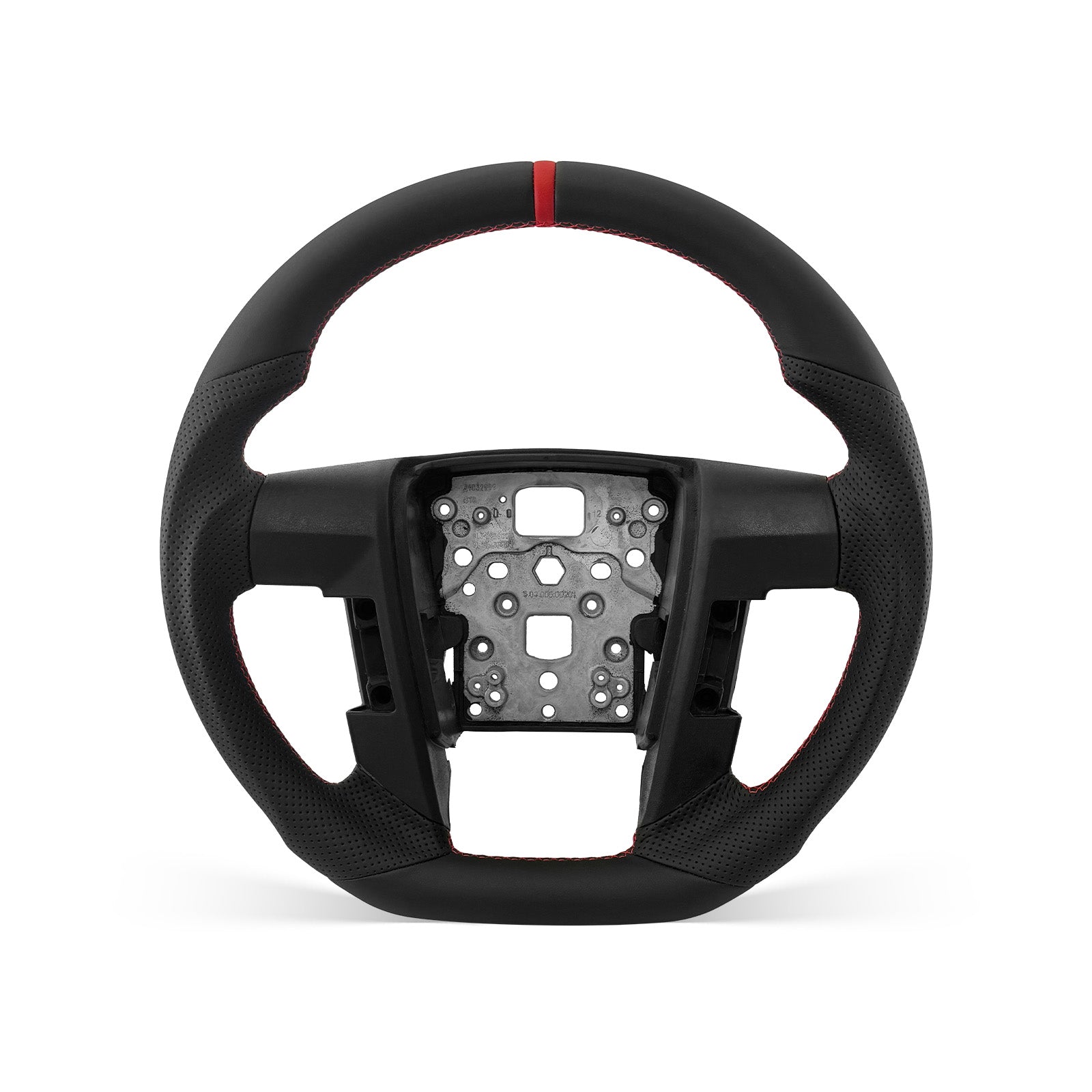 Ford F-150 2009-2014 steering wheel, Style 01 · Full Leather · Perforated Leather · Without Paddle Opening