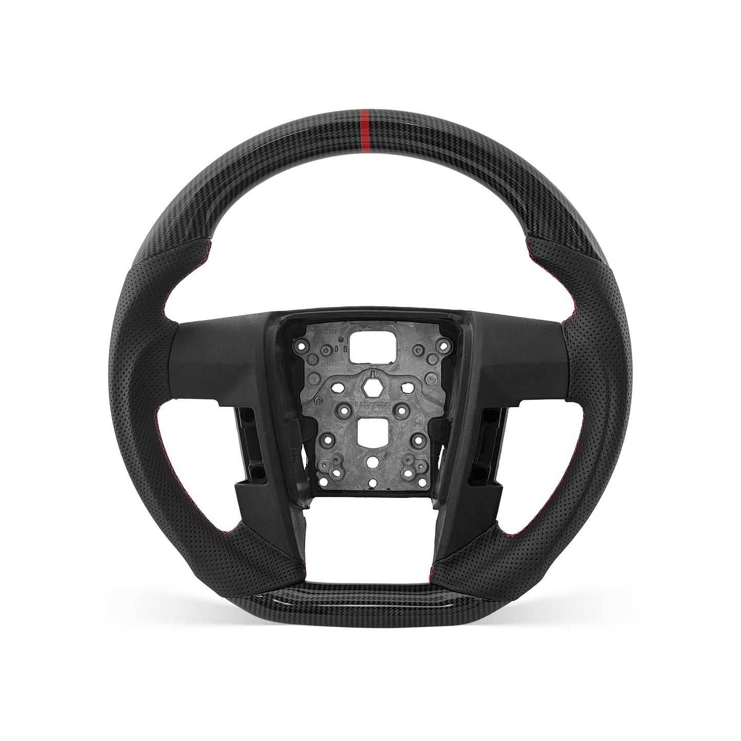 Ford F-150 2009-2014 steering wheel, Style 02 · HYDRO-DIP · Perforated Leather · Without Paddle Opening