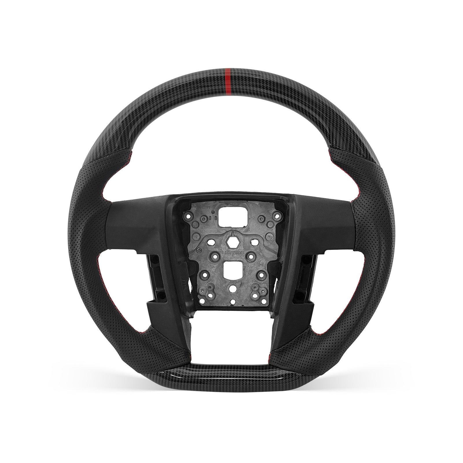 Ford F-150 2009-2014 steering wheel, Style 02 · HYDRO-DIP · Perforated Leather · Without Paddle Opening