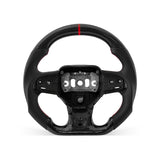 Chrysler 300C 2015-2023 steering wheel, Style 03 · HYDRO-DIP · Perforated Leather · With Paddle Opening