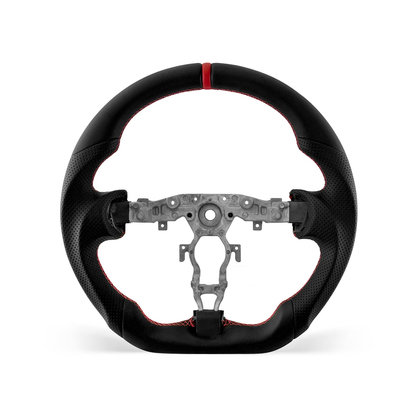 Nissan 370Z 2009-2020 steering wheel, Style 03 · Full Leather · Perforated Leather · Universal Paddle Compatibility