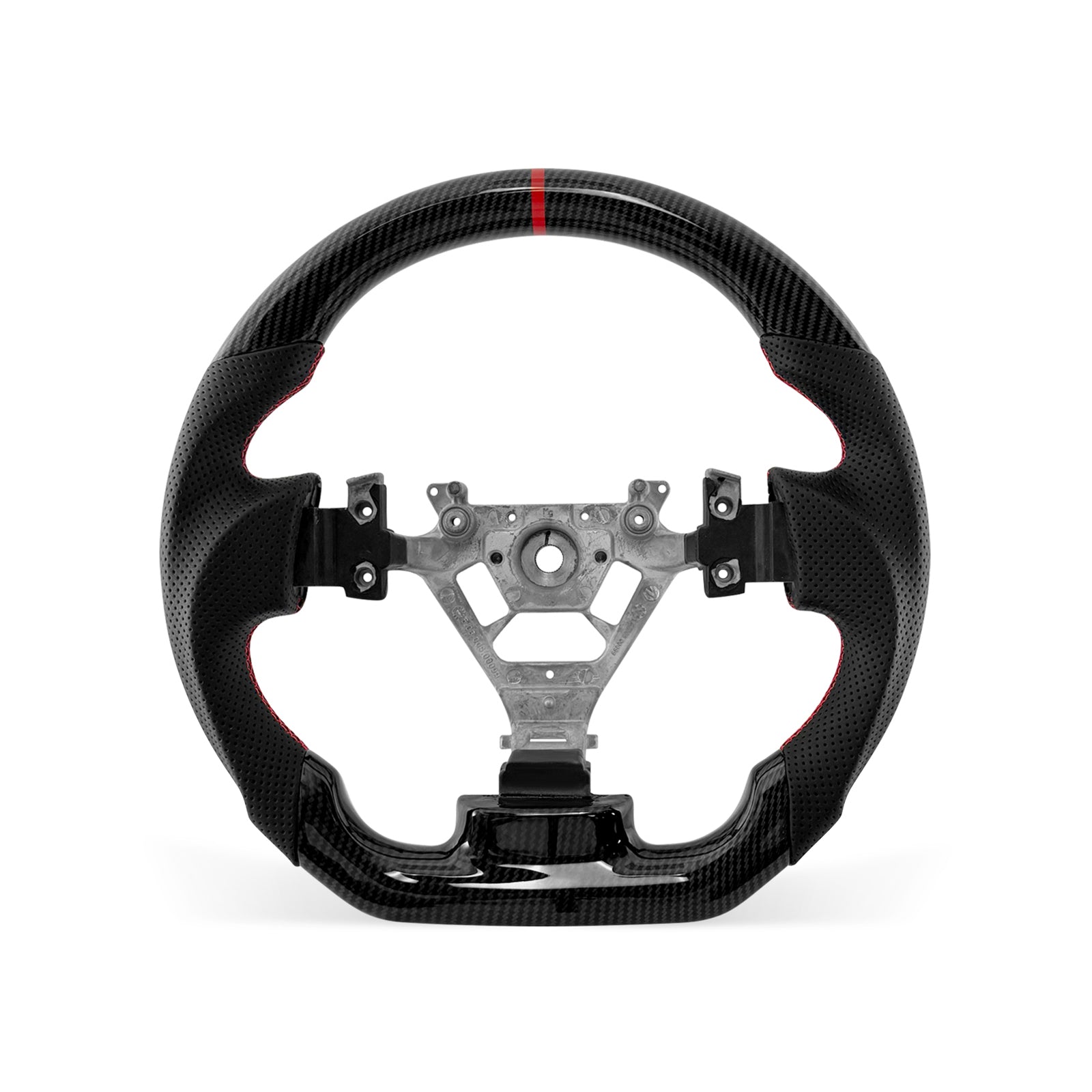 Nissan 350Z 2003-2008 steering wheel, Style 02 · HYDRO-DIP · Perforated Leather · Universal Paddle Compatibility
