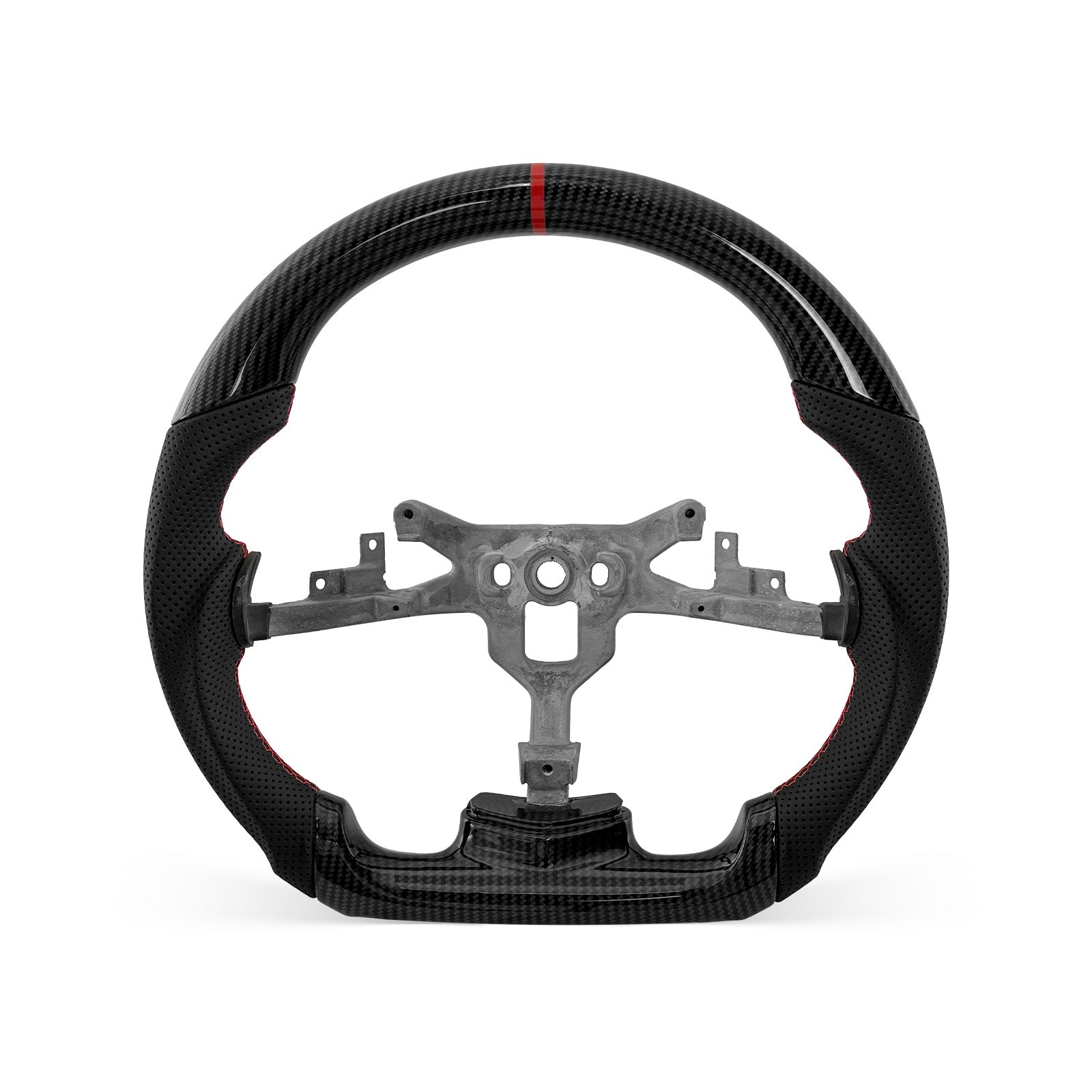 Corvette C6 2005-2013 steering wheel, Style 03 · HYDRO-DIP · Perforated Leather · Universal Paddle Compatibility