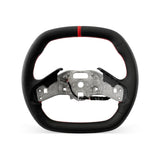 Corvette C8 2020-2026 steering wheel, Style 02 · Full Leather · Perforated Leather · Heated · Universal Paddle Compatibility