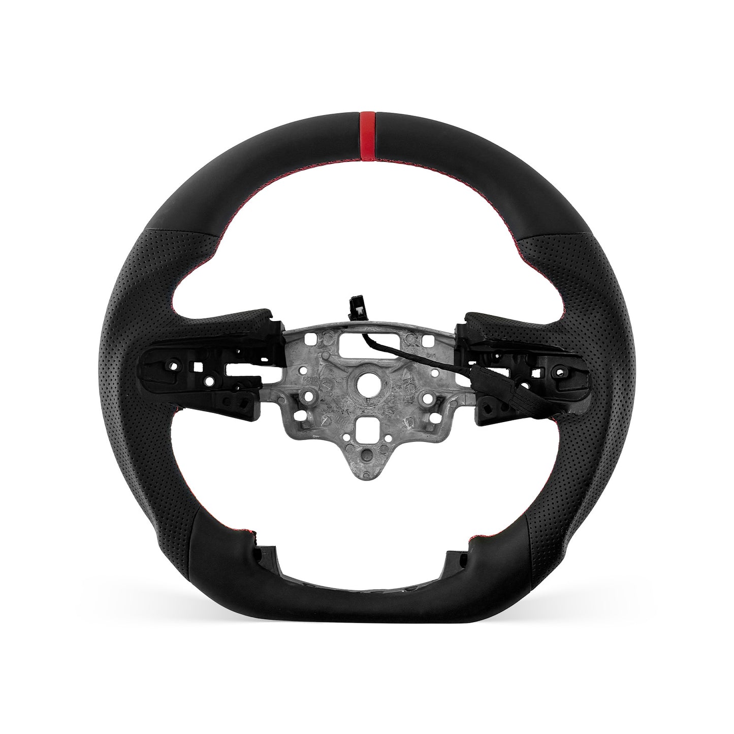 CHEVROLET Silverado 2019-2026 steering wheel, Style 01 · Full Leather · Perforated Leather · Heated · Without Paddle Opening