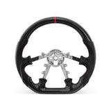 Corvette C5 1997-2004 steering wheel, Style 01 · 3K Gloss Carbon Fiber · Perforated Leather · Universal Paddle Compatibility