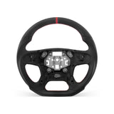 CHEVROLET Silverado 2014-2018 steering wheel, Style 02 · Full Leather · Perforated Leather · Without Paddle Opening
