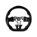 Infiniti Q50 2013-2017 steering wheel, Style 01 · 3K Gloss Carbon Fiber · Perforated Leather · LED · Universal Paddle Compatibility