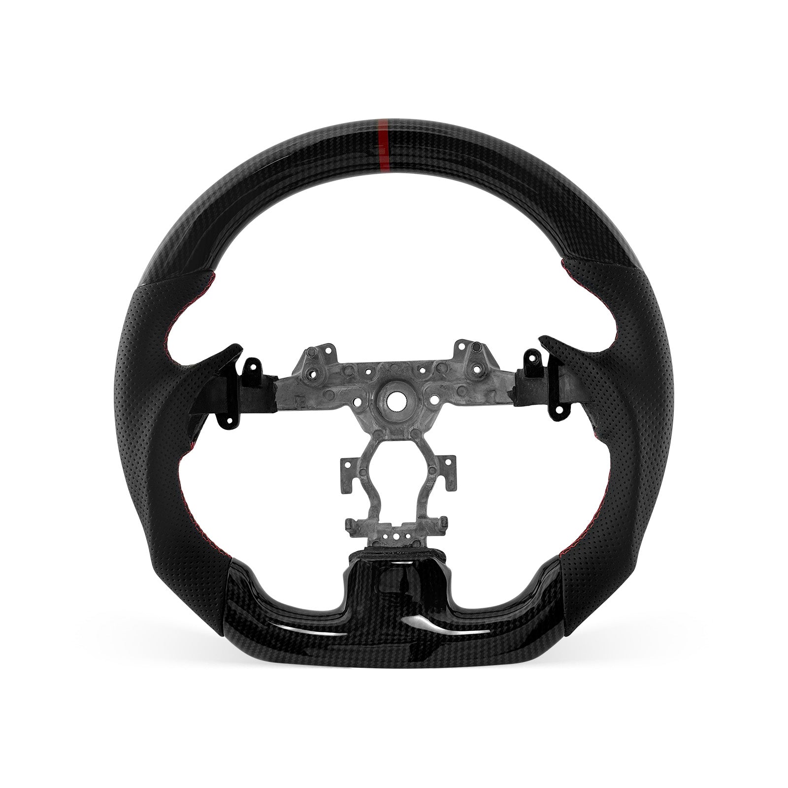 Infiniti G37 2008-2015 steering wheel, Style 03 · HYDRO-DIP · Perforated Leather · Universal Paddle Compatibility