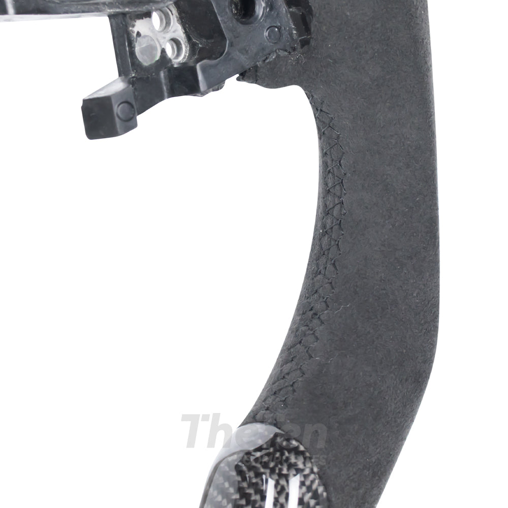 D-CARBON HONDA 10TH GEN ACCORD CARBON FIBER ALCANTARA CUSTOM STEERING WHEEL