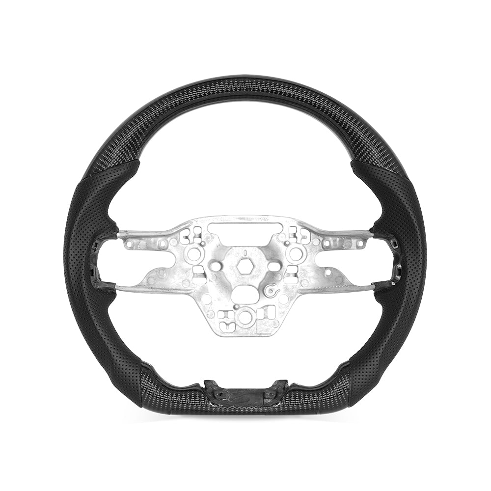 2024 Ford Mustang Custom Forge Carbon Steering Wheel | Performance Track focus Design