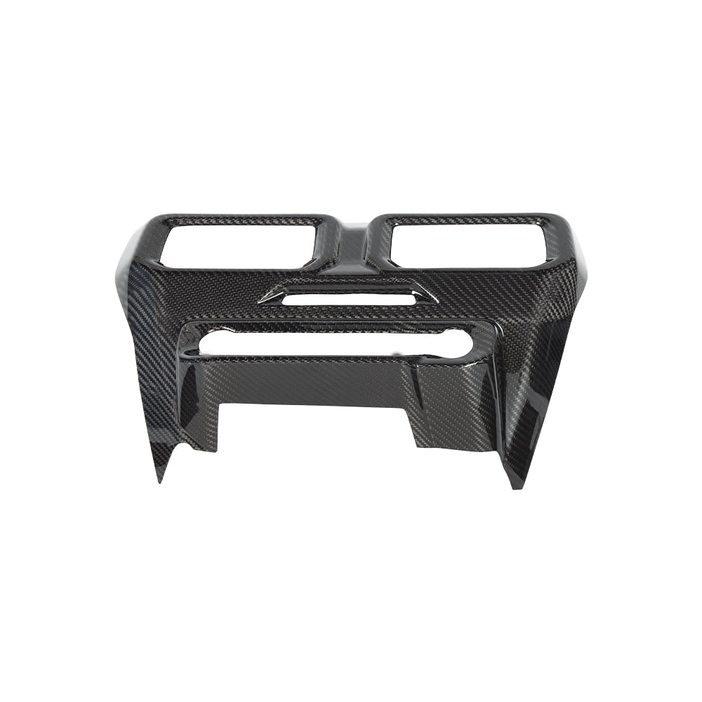 THETEN FOR FORD MUSTANG S650 GT DARK HORSE 2024+ CAR CENTER CONSOLE AC VENT COVER DRY CARBON FIBER INTERIOR TRIM