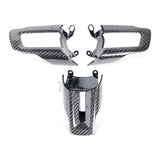 Alt="Real Carbon Fiber Steering Wheel Trim Cover for Ford F-150 Raptor 2015"