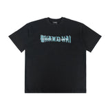THETEN×AMCC LOGO T-SHIRT - SHANGHAI  121.4737°E"，31.2304"N" （BLACK）