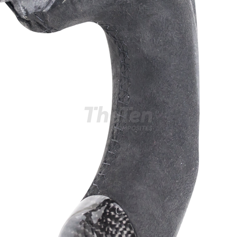 D-CARBON NISSAN 370Z LED ALCANTARA CARBON FIBER STEERING WHEEL