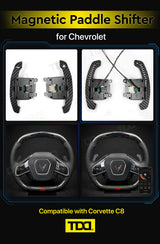 2020+ C8 Corvette Carbon Fiber Magnetic Paddle Shifters