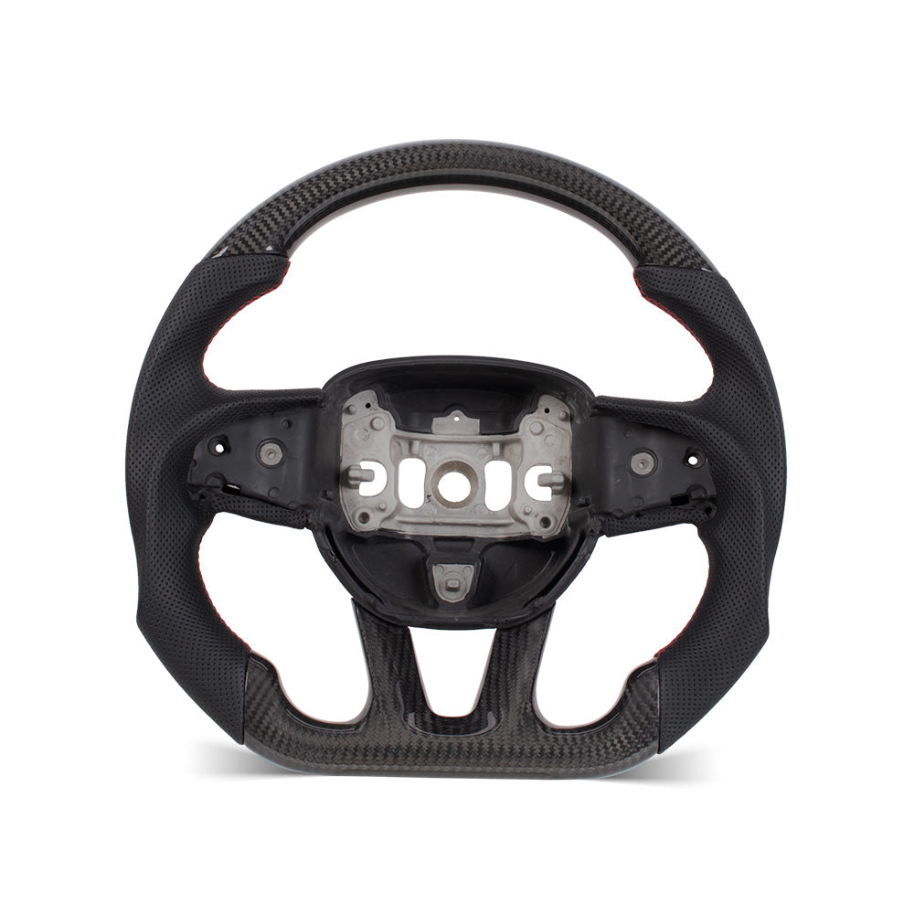 D-CARBON 2015-2023 DODGE CHARGER CARBON FIBER STEERING WHEEL CUSTOMIZATION