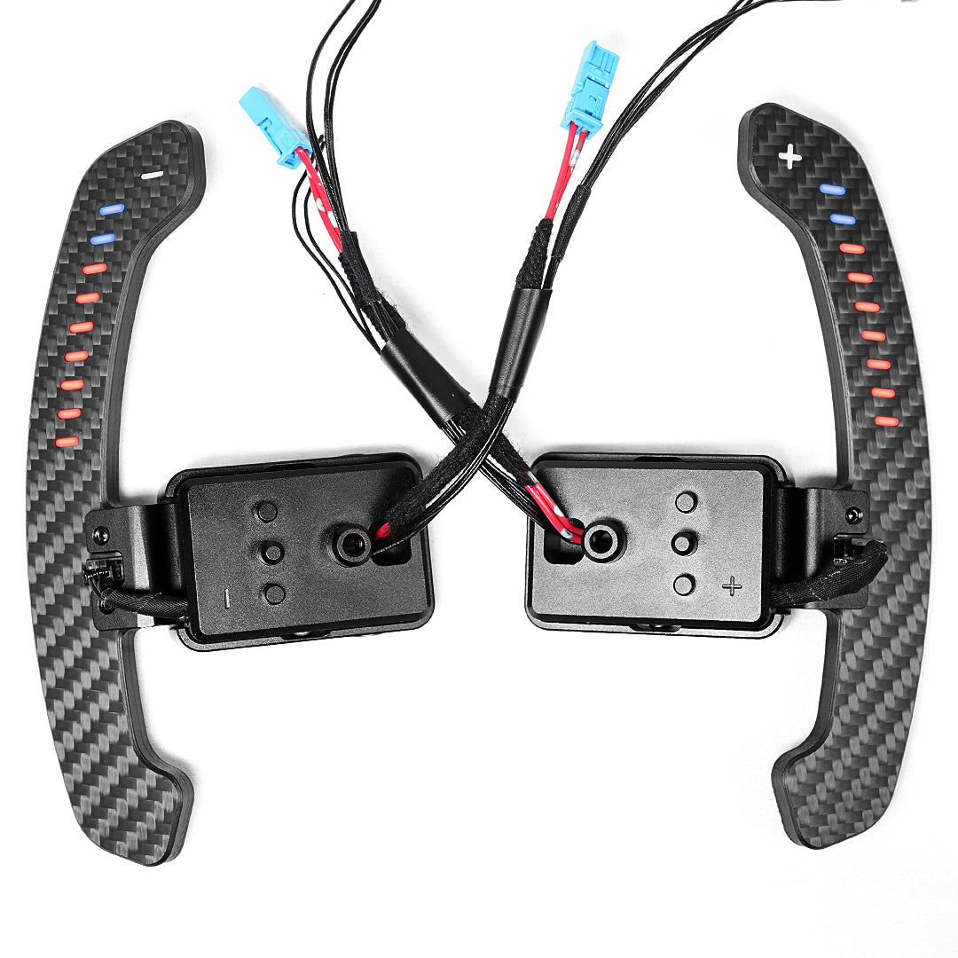 2012-2024 BMW F/G Chassis F30 F32 F10 G20 G30 Carbon Fiber Magnetic Paddle Shifters